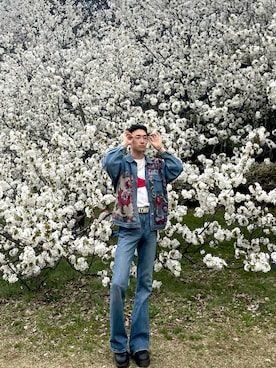 「GIVENCHY（ジバンシイ）のアイテム（トップス）」を使った、bun927bunさん（メンズ・180cm）の春コーディネート