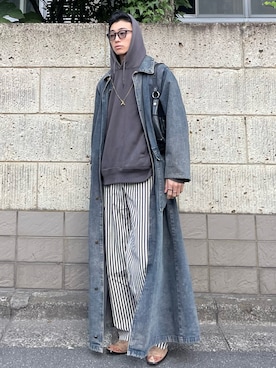 「秋のコーデ」｜「UNIQLO（ユニクロ）のアイテム（パーカー）」を使った、bun927bunさん（メンズ・180cm）の秋コーディネート