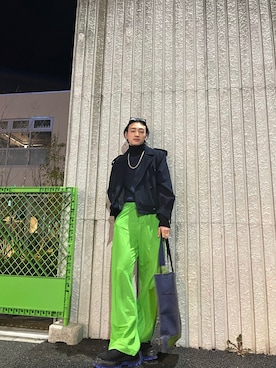 「INARI（イナリ）のアイテム」を使った、bun927bunさん（メンズ・180cm）の冬コーディネート