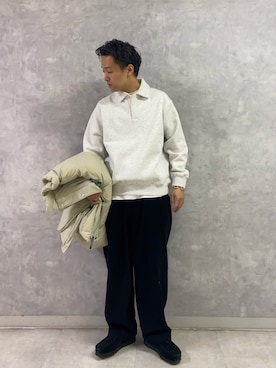 「アイテム（その他アウター）」を使った、小野川典さん（メンズ・168cm・20代）の冬コーディネート