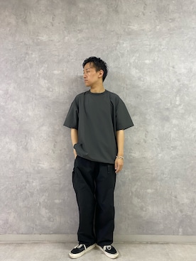 「BURLAP OUTFITTER（バーラップアウトフィッター）のアイテム」を使った、小野川典さん（メンズ・168cm）の夏コーディネート