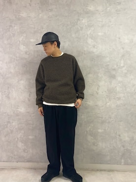 小野川典さん（メンズ・168cm）の冬コーディネート