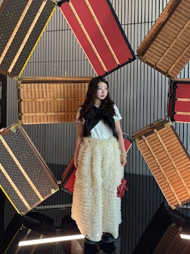 「アイテム（その他トップス）」を使った、SHUさん（レディース・154cm）の夏コーディネート