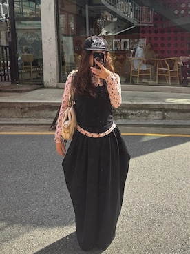 「Chloe（クロエ）のアイテム（バッグ）」を使った、SHUさん（レディース・154cm）の秋コーディネート