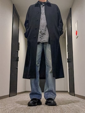 「Our Legacy（アワーレガシー）のアイテム」を使った、shbonさん（メンズ・172cm）の冬コーディネート