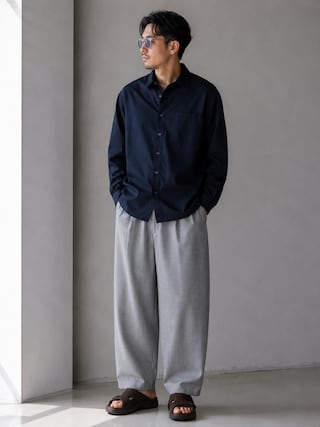 SOPHNET.（ソフネット）の「SUMMER STRETCH WOOL TAPERED EASY PANTS
