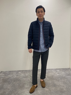 「NOLLEY'S LIGHT（ノーリーズライト）のアイテム」を使った、satoさん（メンズ・176cm）の冬コーディネート