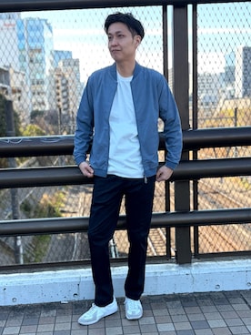 「NOLLEY'S LIGHT（ノーリーズライト）のアイテム」を使った、satoさん（メンズ・176cm）の冬コーディネート