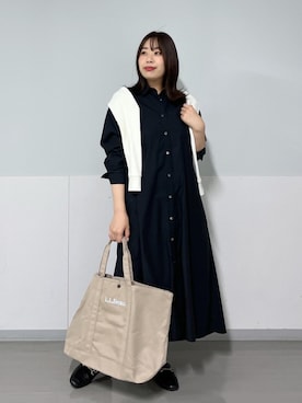 「クリーミーコットン」｜canaさん（レディース・163cm）の秋コーディネート