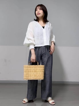 canaさん（レディース・163cm）の夏コーディネート