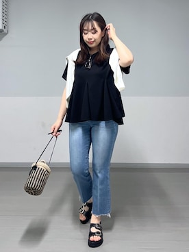 「redcard」｜canaさん（レディース・163cm）の春コーディネート