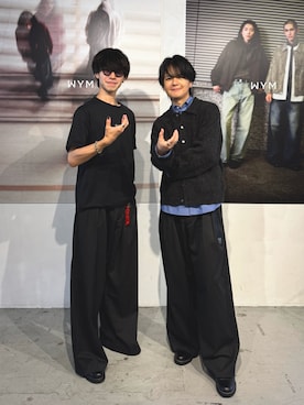 「アイテム（ピアス（両耳用））」を使った、Yuuki さん（メンズ・175cm）の秋コーディネート