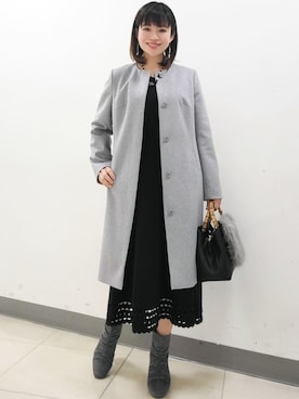 COUP DE CHANCE(STAFF)さん(レディース・156cm)の冬コーディネート