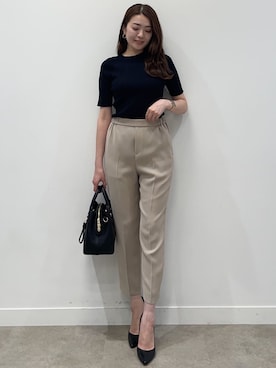 「ウエストゴムパンツ」｜COUP DE CHANCE（STAFF)さん（レディース・165cm）の夏コーディネート
