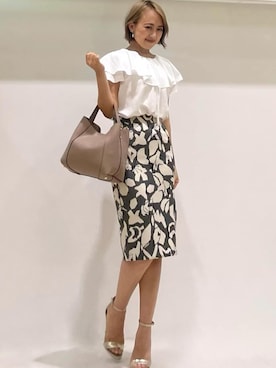 COUP DE CHANCE（STAFF)さん（レディース・153cm）の夏コーディネート