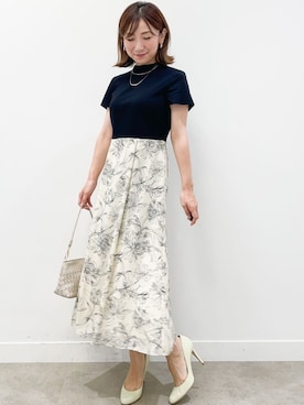 「きっちりスタイル」｜COUP DE CHANCE（STAFF)さん（レディース・156cm）の夏コーディネート