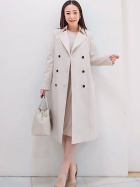 「オケージョン」｜「アイテム（トレンチコート）」を使った、COUP DE CHANCE（STAFF)さん（レディース・160cm）の春コーディネート