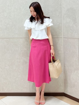 COUP DE CHANCE（STAFF)さん（レディース・159cm）の夏コーディネート