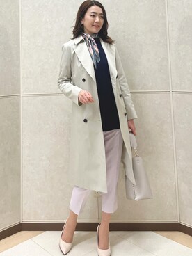 「春ニット」｜「アイテム（財布/小物）」を使った、COUP DE CHANCE（STAFF)さん（レディース・165cm）の春コーディネート