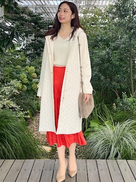 「Vネック」｜COUP DE CHANCE（STAFF)さん（レディース・159cm）の秋コーディネート