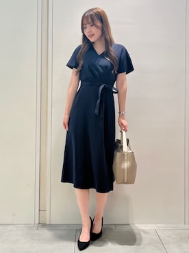 「オフィス」｜「アイテム（ワンピース/ドレス）」を使った、COUP DE CHANCE（STAFF)さん（レディース・160cm）の夏コーディネート