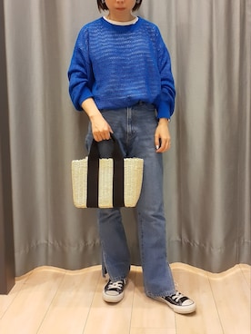 「Green　Parks（グリーンパークス）のアイテム（その他パンツ）」を使った、miuracoさん（レディース・151cm）の春コーディネート