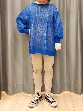 「Green　Parks（グリーンパークス）のアイテム（その他パンツ）」を使った、miuracoさん（レディース・151cm）の春コーディネート