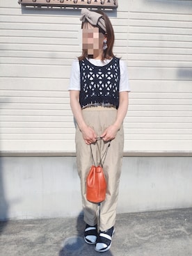 「Three Four Time（ｽﾘｰﾌｫｰﾀｲﾑ）のアイテム」を使った、❊κυυ♡υυυ❊さん（レディース・162cm）の春コーディネート
