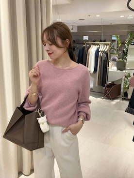「アイテム（チャーム）」を使った、andemiu_miyuさん（レディース・155cm）の秋コーディネート