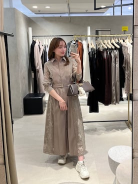 「アイテム（チャーム）」を使った、andemiu_miyuさん（レディース・155cm）の冬コーディネート