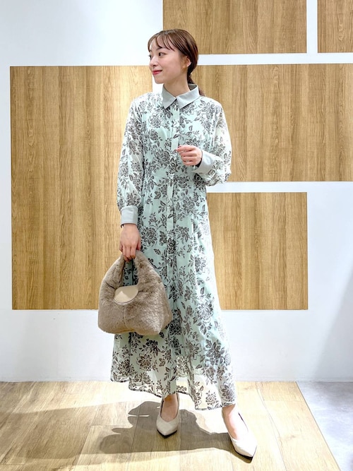 miumiu 花柄ワンピース 花柄 MiuMiu(ミュウミュウ) ワンピース・オールインワン