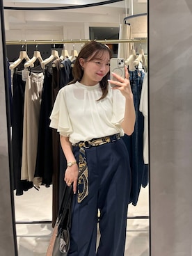 「Andemiu（アンデミュウ）のアイテム」を使った、andemiu_miyuさん（レディース・155cm）の夏コーディネート