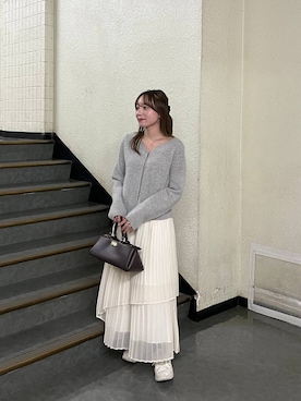 andemiu_miyuさん（レディース・155cm）の冬コーディネート