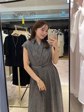 「Andemiu（アンデミュウ）のアイテム」を使った、andemiu_miyuさん（レディース・155cm）の夏コーディネート