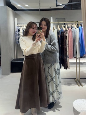 「Andemiu（アンデミュウ）のアイテム」を使った、andemiu_miyuさん（レディース・155cm）の秋コーディネート