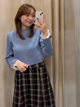 「Andemiu（アンデミュウ）のアイテム」を使った、andemiu_miyuさん（レディース・155cm）の秋コーディネート