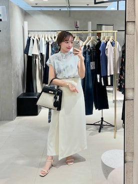 「Andemiu（アンデミュウ）のアイテム」を使った、andemiu_miyuさん（レディース・155cm）の夏コーディネート