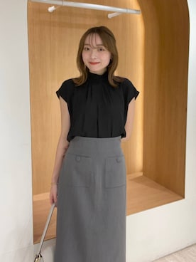 「アイテム（スカート）」を使った、andemiu_miyuさん（レディース・155cm・20代）の夏コーディネート