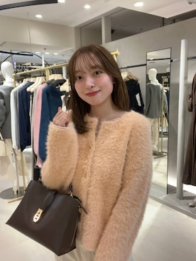 「アイテム（チャーム）」を使った、andemiu_miyuさん（レディース・155cm）の秋コーディネート