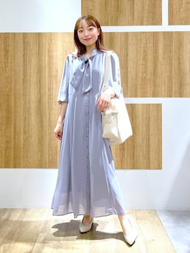 「アイテム（ワンピース/ドレス）」を使った、andemiu_miyuさん（レディース・155cm・20代）の秋コーディネート