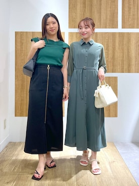 andemiu_miyuさん（レディース・155cm）の夏コーディネート