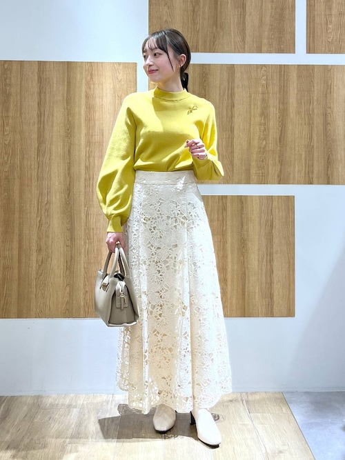 わん様 セール】【WEB限定カラー】ソデボックスタックニット289949