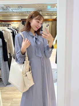「アイテム（ワンピース/ドレス）」を使った、andemiu_miyuさん（レディース・155cm・20代）の秋コーディネート