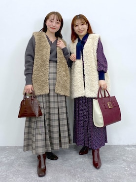 andemiu_miyuさん（レディース・155cm）の秋コーディネート