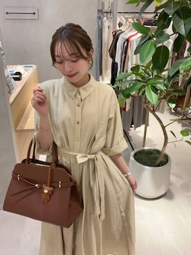 「アイテム（チャーム）」を使った、andemiu_miyuさん（レディース・155cm）の秋コーディネート