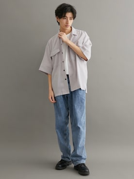 「re_k by JUNRED（レクバイジュンレッド）のアイテム（デニムパンツ）」を使った、Junyaさん（メンズ・175cm）の夏コーディネート
