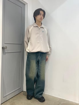 「re_k by JUNRED（レクバイジュンレッド）のアイテム（ナイロンジャケット）」を使った、Junyaさん（メンズ・175cm）の春コーディネート