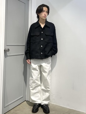 「アイテム（ブルゾン）」を使った、Junyaさん（メンズ・175cm・20代）の春コーディネート