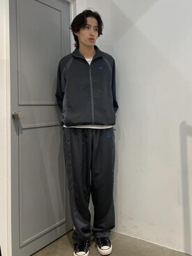 「re_k by JUNRED（レクバイジュンレッド）のアイテム（ナイロンジャケット）」を使った、Junyaさん（メンズ・175cm）の冬コーディネート