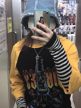 「OBEY」｜茹で太郎さん（レディース・159cm）の春コーディネート